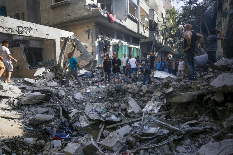 Urmarile atacului israelian de pe 8 iunie in al-Nuseirat , Foto: ashraf amra / AFP / Profimedia