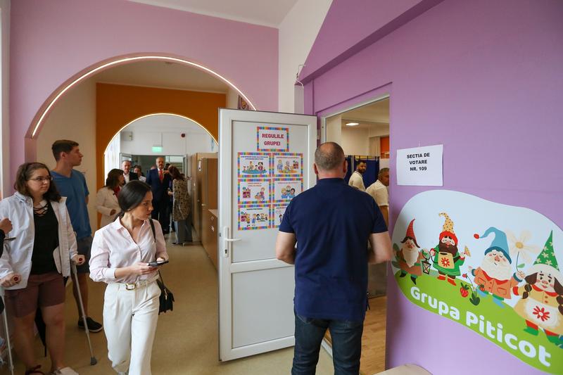 Secție de votare din Cluj-Napoca, Foto: Inquam Photos / Simion Sebastian Tataru