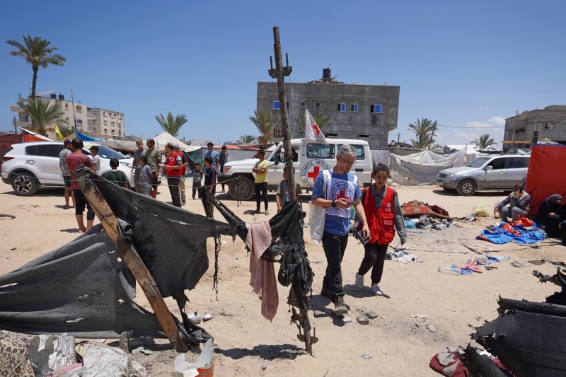 Crucea Roșie anunță că 22 de persoane au fost ucise într-un atac lângă sediul său din Gaza