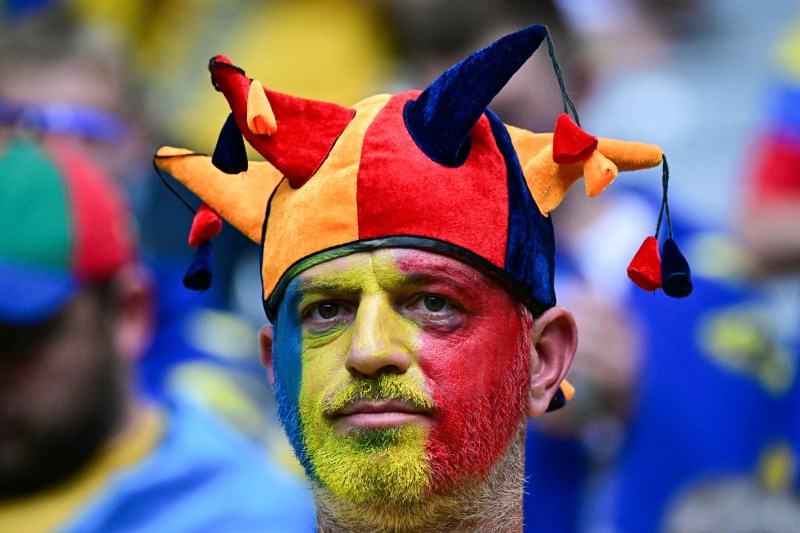 Suporter al Naționalei României la Euro2024 / FOTO: Tobias SCHWARZ / AFP / Profimedia