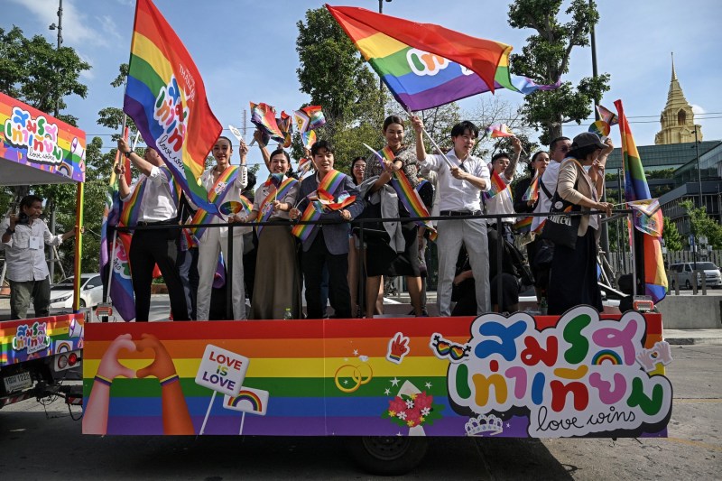 Thailanda a legalizat căsătoria între persoanele de același sex, o premieră pentru Asia de Sud-Est