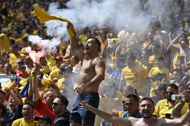 GALERIE FOTO. Cum au sărbătorit românii care au fost martori la victoria spectaculoasă cu Ucraina la EURO 2024