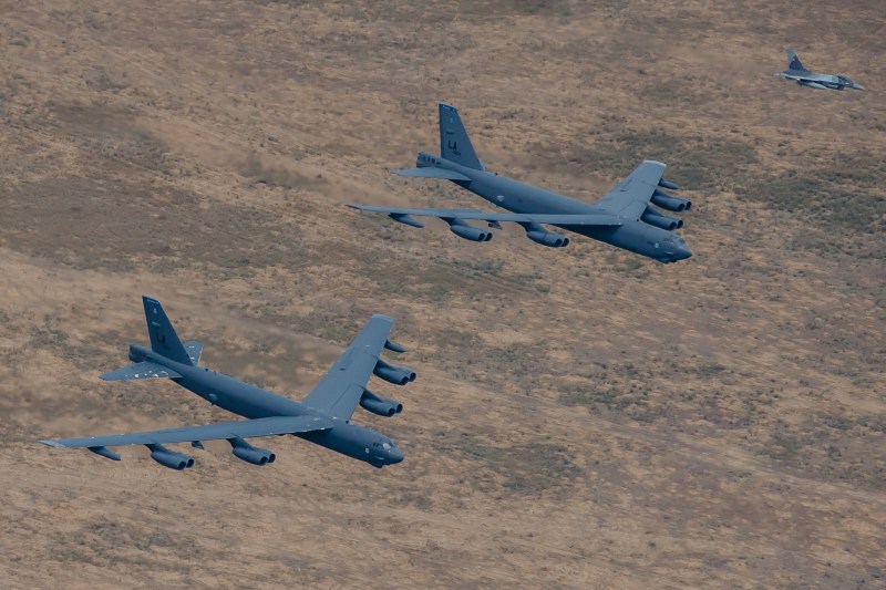 Bobardiere strategice americane în România. Sursă foto: Adrian SULTĂNOIU, Bogdan PANTILIMON, Narcisa TUŢĂ, Statul Major al Forţelor Aeriene