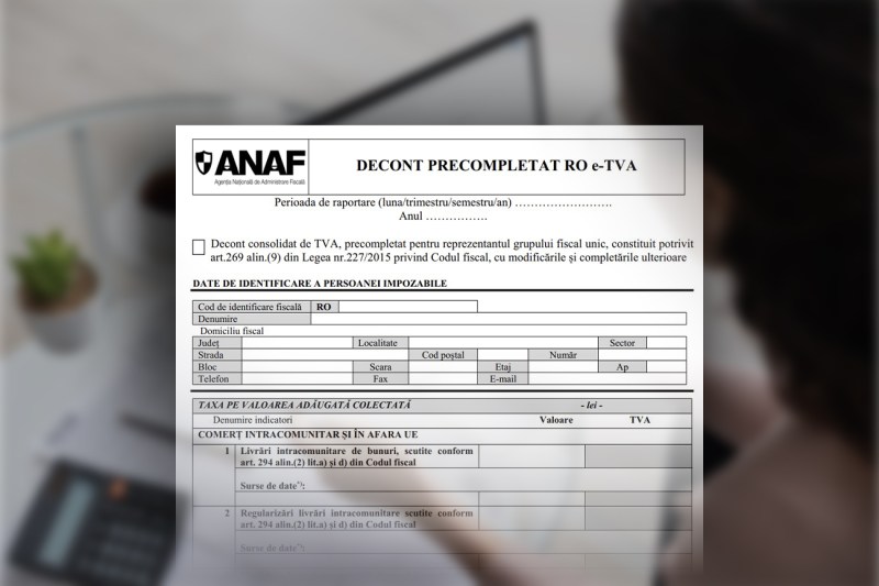 Până în 5 septembrie, ANAF va trimite firmelor primele deconturi precompletate e-TVA / În cât timp pot răspunde contribuabilii