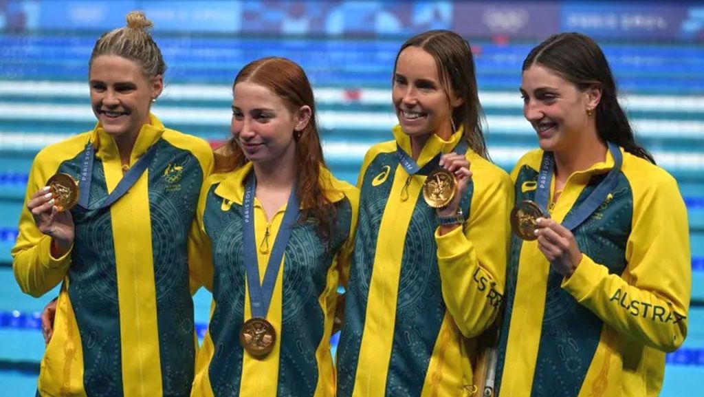 Echipa feminină de natație a Australiei. Foto: Imago