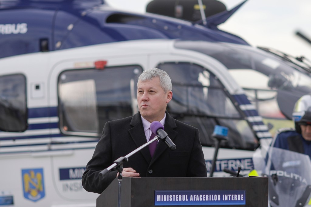 Cătălin Predoiu la o acțiune a Poliției / Sursă: Inquam Photos / Octav Ganea