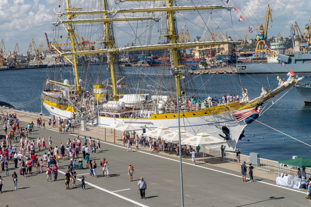 Nava scoala Mircea în 2018, de Ziua Marinei / FOTO: Inquam Photos / Daniel Stoenciu