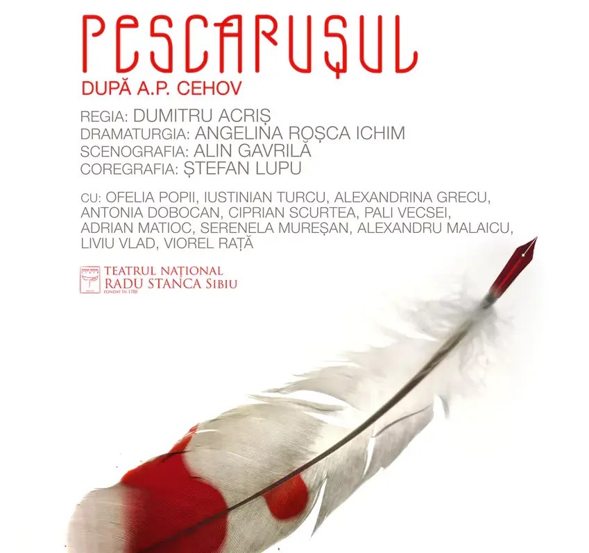 Pescărușul afis Teatrul Național Radu Stanca din Sibiu