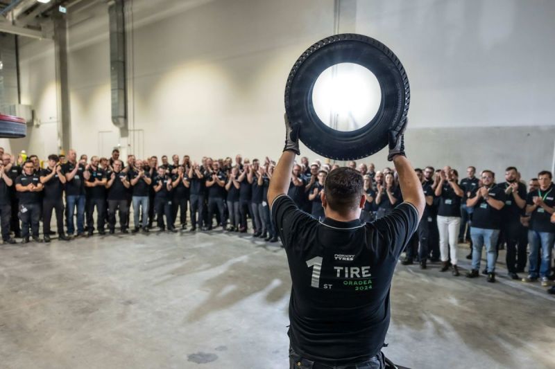 Nokian Tyres a produs prima anvelopă la noua sa fabrică de la Oradea