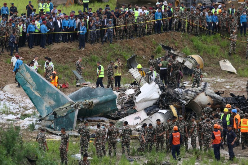 Un avion s-a prăbuşit la decolare în Nepal. Foto: Aryan Dhimal/ZUMA Press Wire/Shu / Shutterstock Editorial / Profimedia