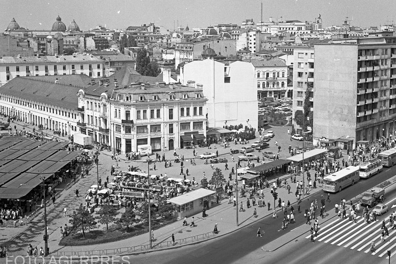 Zona pietei Unirii din Capitala 1976 / FOTO: Agerpres