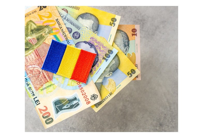 bancnote-lei, steag Romania