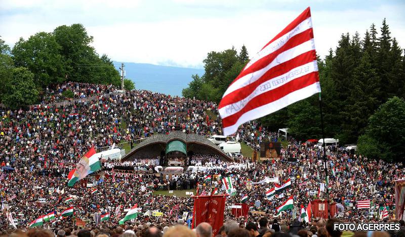 Peste 100.000 de oameni la pelerinajul de la Sumuleu-Ciuc, Foto: Agerpres