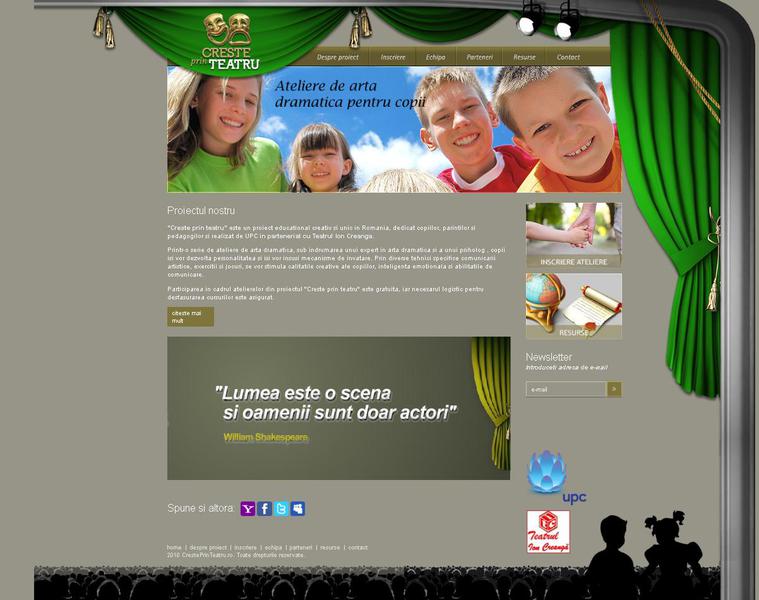 Proiectul "Creste prin teatru", Foto: Graffiti PR