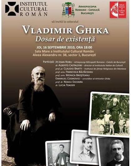 „Vladimir Ghika – Dosar de existenţă“, Foto: ICR