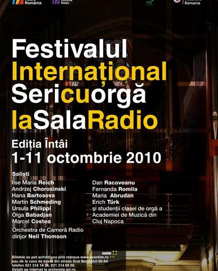 "Seri cu orga la Sala Radio", Foto: Radio Romania