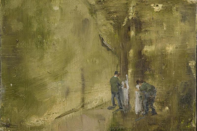 Beauticans de Marius Bercea, ulei pe pânză, Foto: ICR