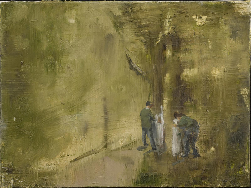 Beauticans de Marius Bercea, ulei pe pânză, Foto: ICR