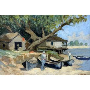 Peisaj - Jean Cheller (1911-1952) , Foto: Casa Monavissa