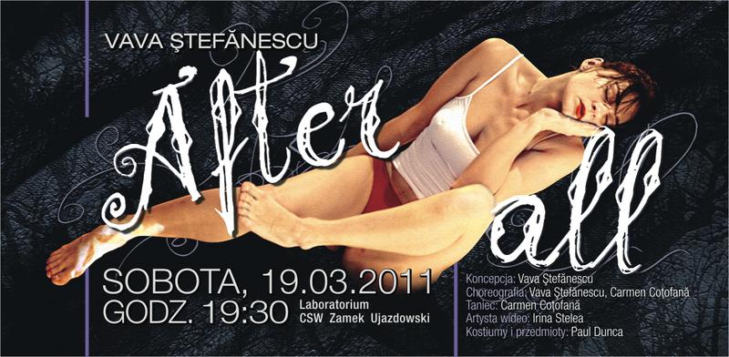 "After all", regia Vavei Ştefănescu, Foto: ICR