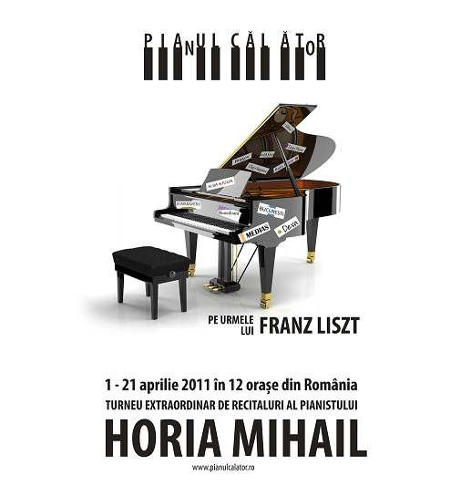 'Pianul călător - pe urmele lui Franz Liszt", Foto: Radio Romania