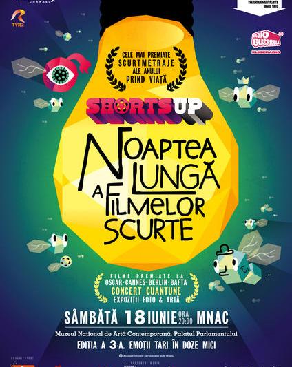 Noaptea Lunga Filme Scurte - afis, Foto: www.shortsup.ro