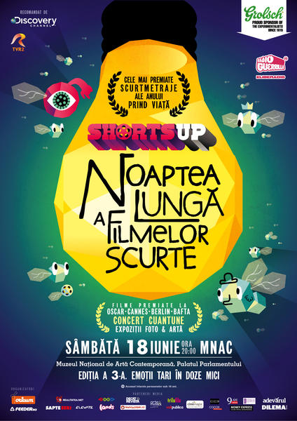 Noaptea Lunga Filme Scurte - afis, Foto: www.shortsup.ro
