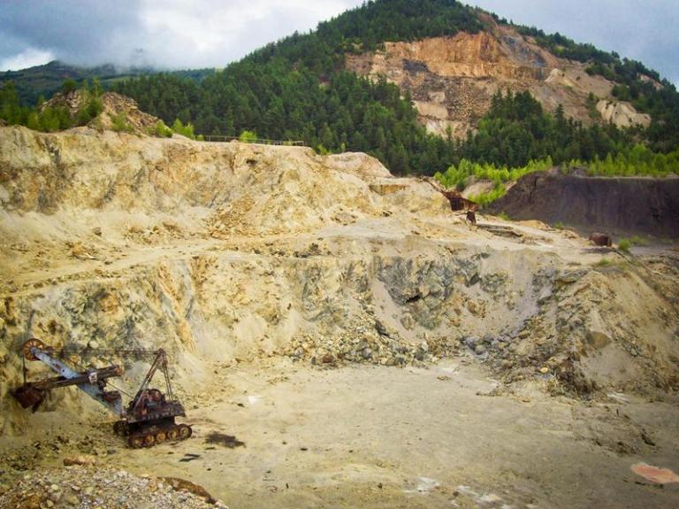 Zona miniera de la Rosia Montana, Foto: HotNews.ro / Victor Cozmei