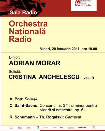 Afis concert ONR, Foto: Formatiile Muzicale Radio