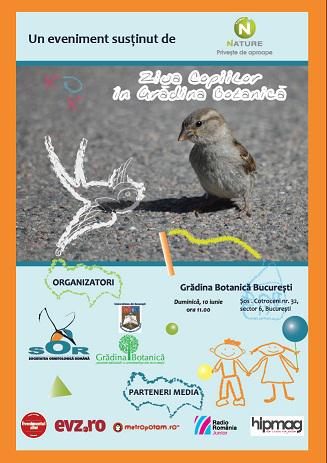 Ziua Copiilor in Gradina Botanica, Foto: Societatea Ornitologica Romana