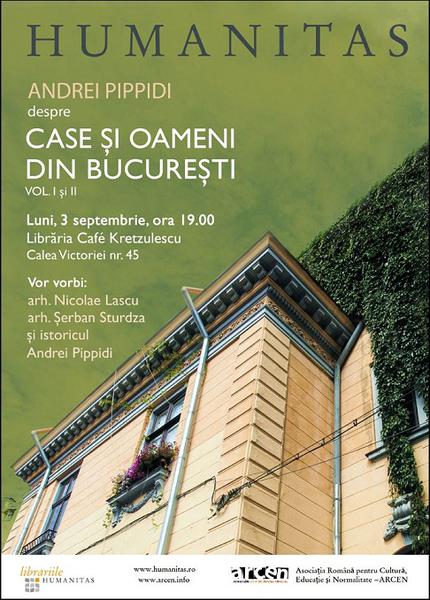 "Case si oameni din Bucuresti" de Andrei Pippidi, Foto: Humanitas