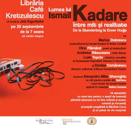 Lumea lui Ismail Kadare, Foto: Librariile Humanitas