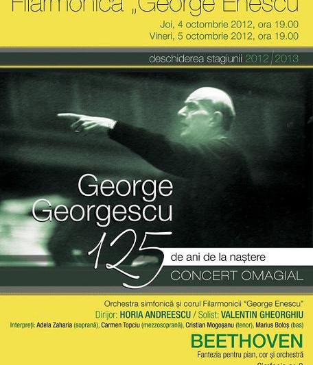 George Georgescu – 125 de ani de la nastere, Foto: Afis concert