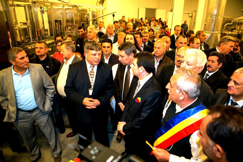 Inaugurarea fabricii de la Topoloveni, Foto: