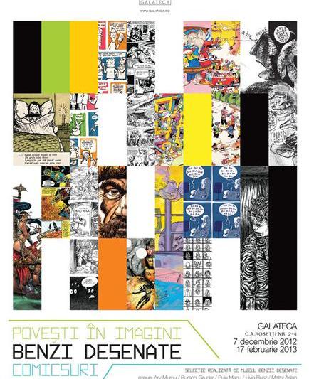 Expozitia “Povesti in imagini, benzi desenate, comicsuri”, Foto: Afis