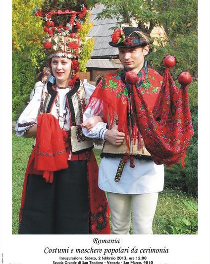 Expozitie de costume si masti populare de ceremonie, Foto: Afis