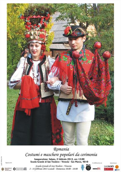 Expozitie de costume si masti populare de ceremonie, Foto: Afis