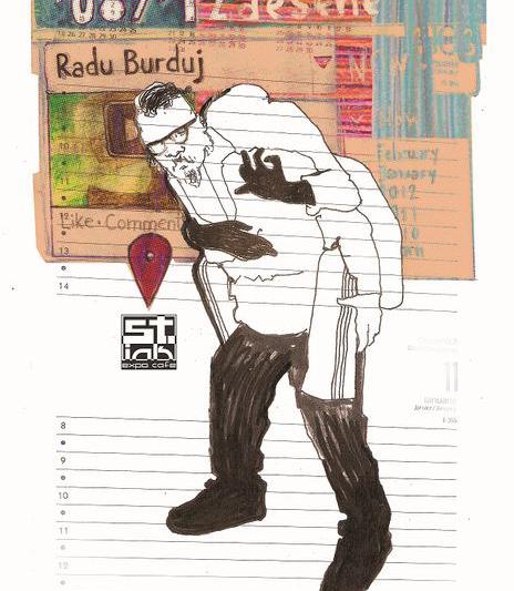 Expozitie '08-'12 Desene, de Radu Burduj, Foto: Afis expozitie
