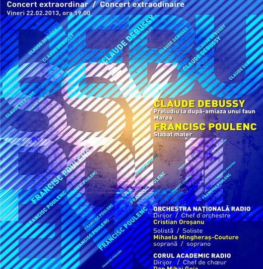 Afis concert, Foto: Orchestrele si Corurile Radio