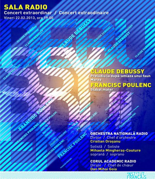 Afis concert, Foto: Orchestrele si Corurile Radio