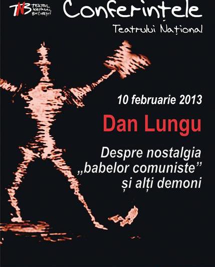 Dan Lungu la TNB, Foto: Afis