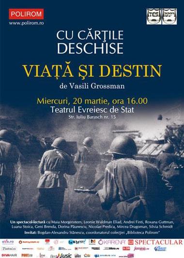 Spectacol-lectura: Viata si destin de Vasili Grossman, Foto: Polirom