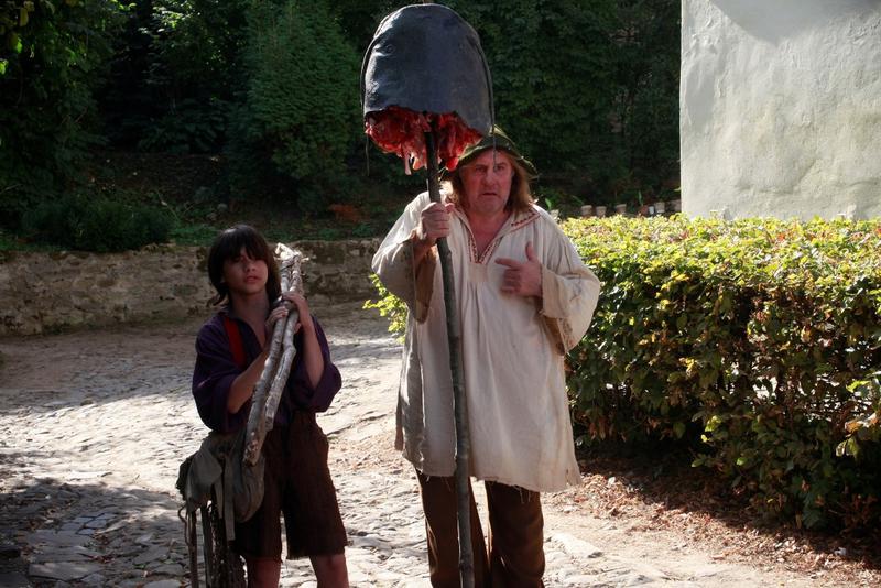 Gérard Depardieu şi Bogdan Iancu într-o scenă din film, Foto: Cinemateca Romana