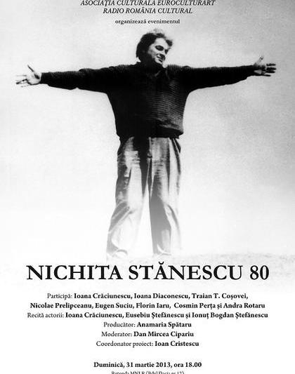 Afis 'Nichita-80', Foto: Radio Romania Cultural