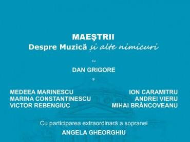 "MAESTRII - Despre Muzica si alte nimicuri", Foto: Afis concert