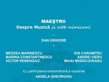 "MAESTRII - Despre Muzica si alte nimicuri", Foto: Afis concert
