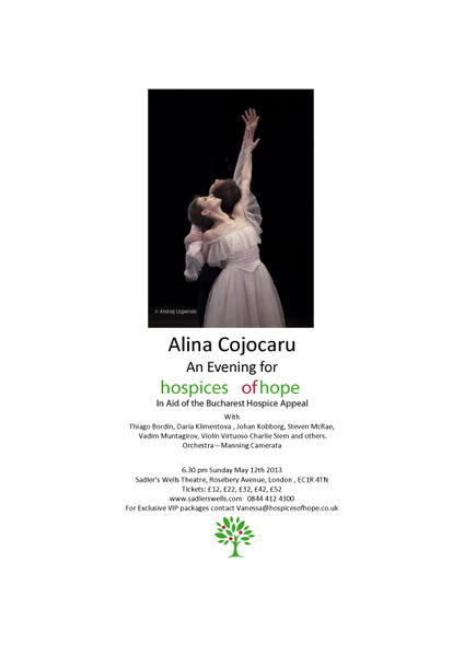 Alina Cojocaru , Foto: Balet Romania