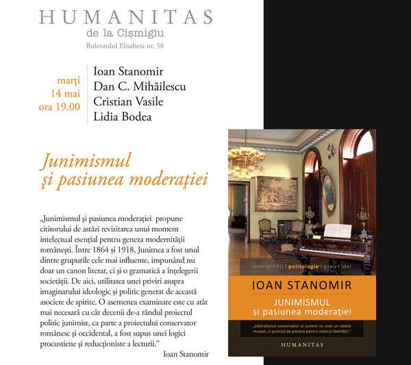 "Junimismul si pasiunea moderatiei" de Ioan Stanomir, Foto: Humanitas