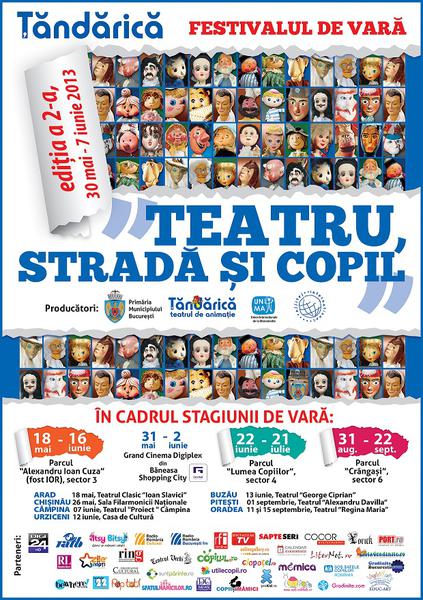 Festivalul de vara"Teatru, Strada si Copil" , Foto: Teatrul Tandarica