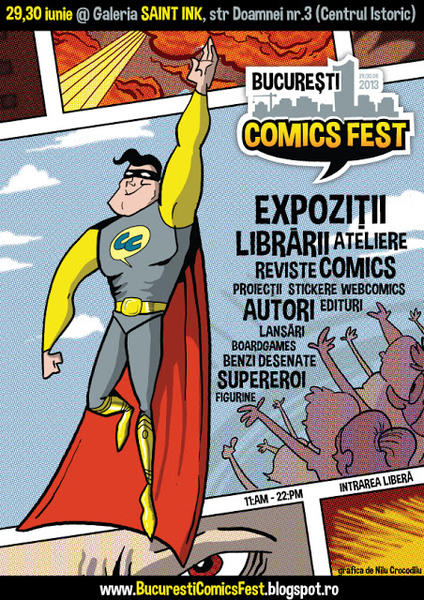 Bucuresti ComicsFest 2013, Foto: Afis